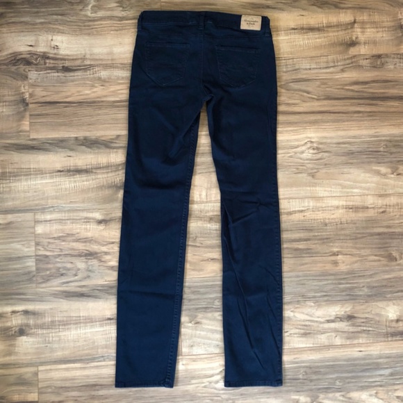 Abercrombie Soft Navy Jeans 25 - Picture 5 of 12
